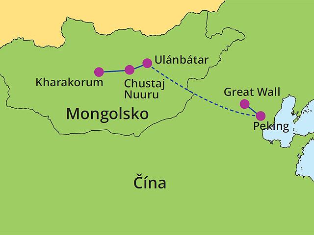 Zájazd Čína - Mongolsko