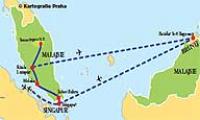 Singapur - Malajzia - Brunej