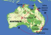 Austrália - letecký okruh