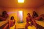 sauna v hotelových kúpeloch “Le Mirage”