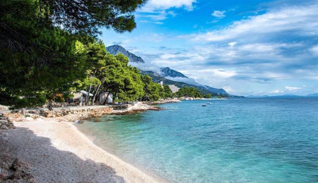 Makarska - pláž