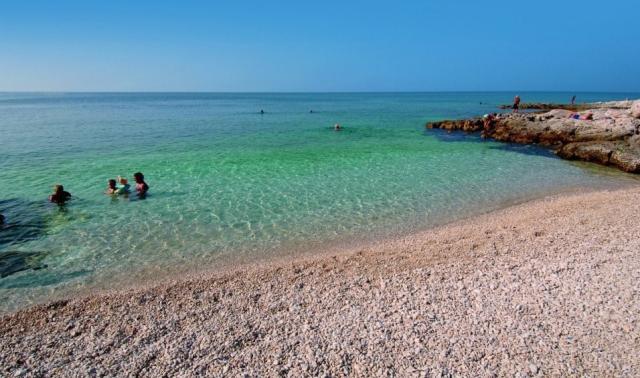 Family Hotel VESPERA, Mali Lošinj - pláž