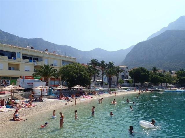 Gradac - pláž