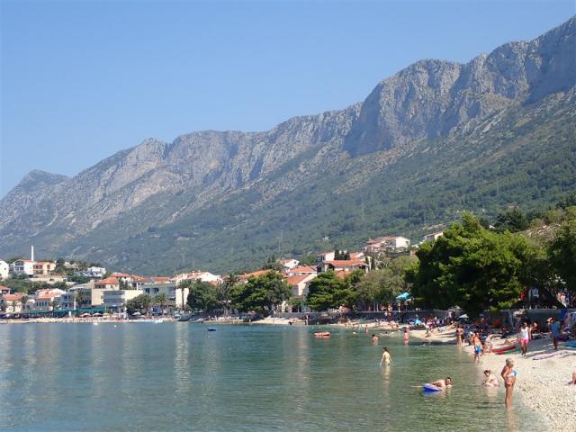 Gradac - pláž