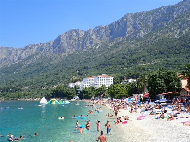 Gradac - pláž