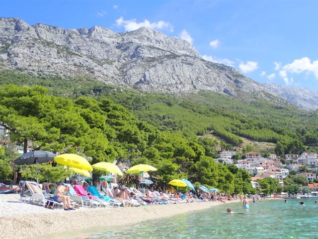 Brela - pláž