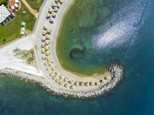 Novigrad, Chorvátsko - pláž