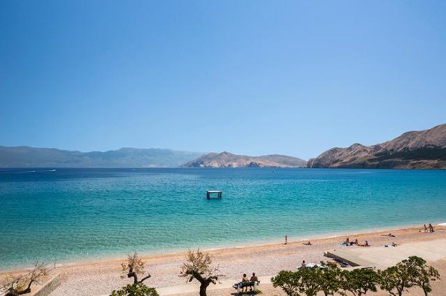 Baška - pláž