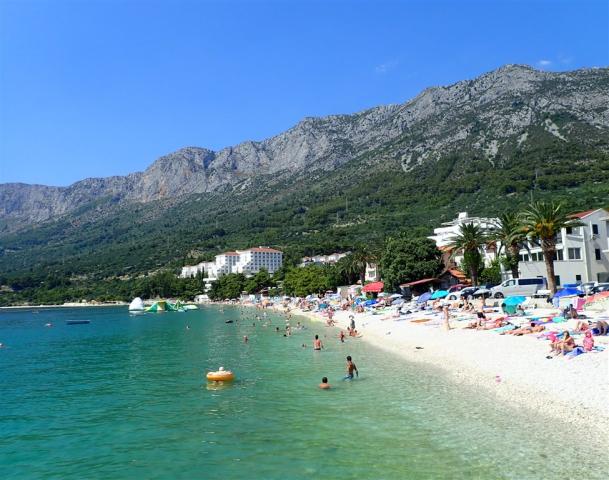 Gradac - pláž