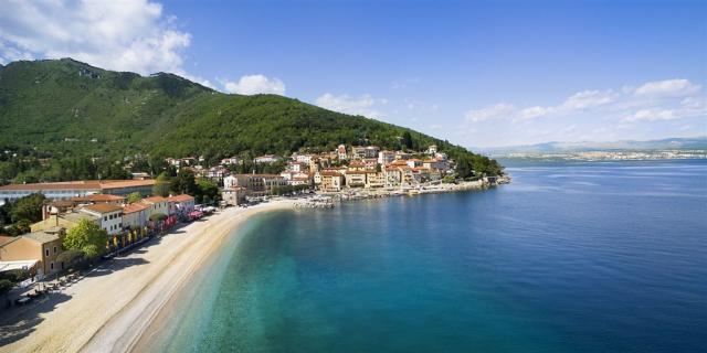 Hotel MEDITERAN, Mošćenička Draga - pláž