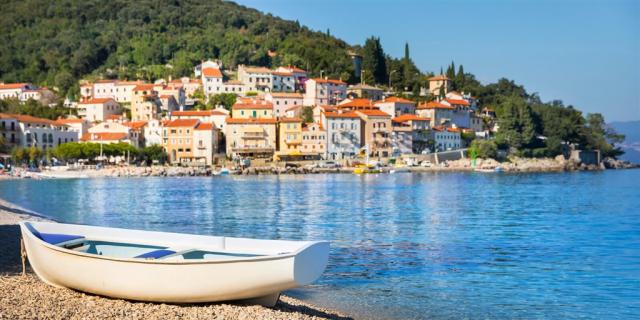 Hotel MEDITERAN, Mošćenička Draga - pláž