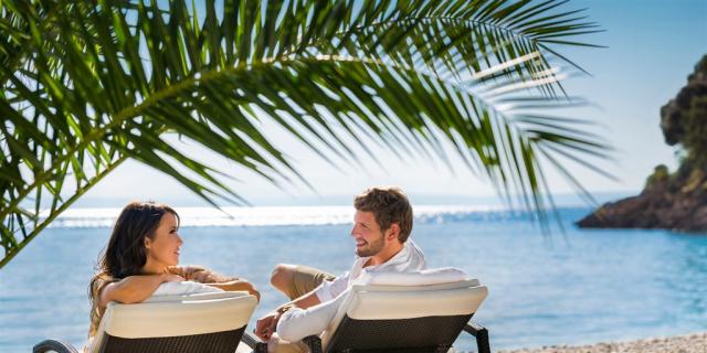 Hotel MEDITERAN, Mošćenička Draga - pláž
