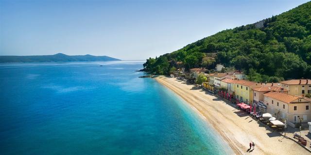Hotel MEDITERAN, Mošćenička Draga - pláž