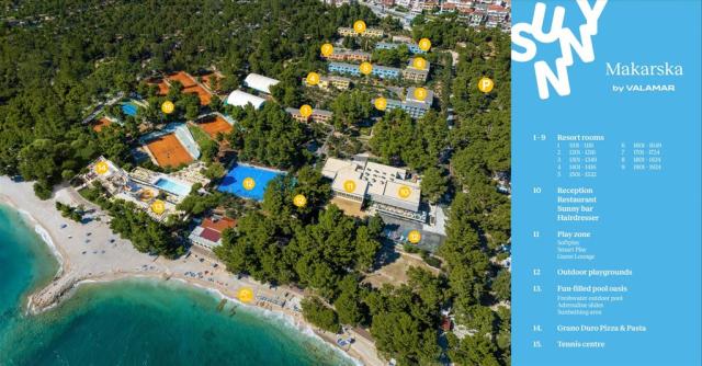 SUNNY MAKARSKA BY VALAMAR  (ex. RIVIJERA), Chorvátsko - Stredná