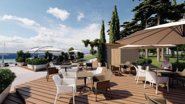 Chorvatsko-Umag-hotel Pelegrini - vizualizace 2025