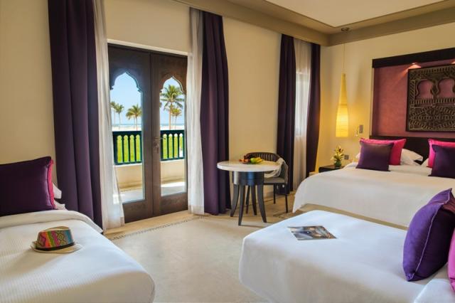 Deluxe rodinná izba s výhľadom na more Club Rotana
