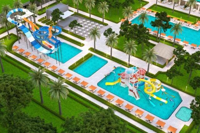 aquapark s 10 šmýkačkami pre deti i dospelých