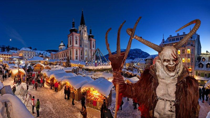 kúzelný MARIAZELL a sprievod čertov