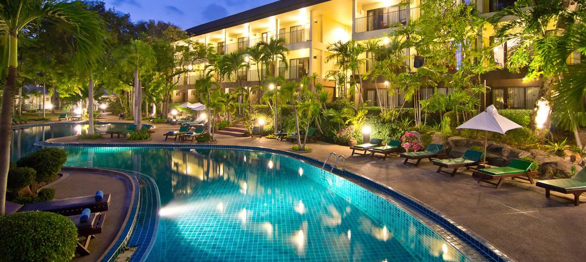Kombinace - Green Park ***+, Pattaya, Bangkok Palace Hotel ****