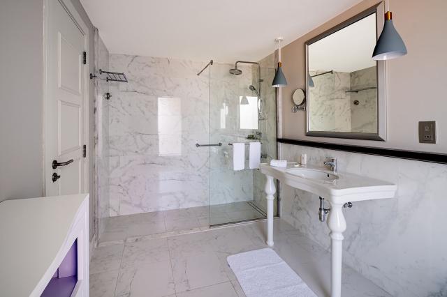 Kúpeľňa v izbe v hoteli Rixos Bab Al Bahr