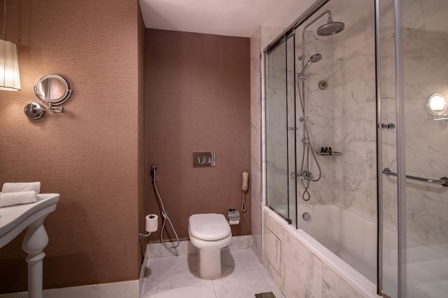Kúpeľňa v izbe v hoteli Rixos Bab Al Bahr
