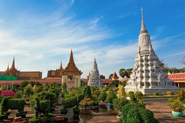 Strieborná pagoda v Phnom Penh