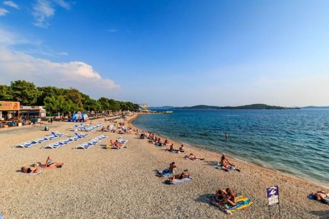Dlhá pláž v hoteli Olympia