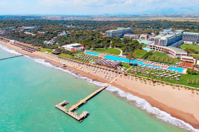 Areál v Rixos Premium Belek