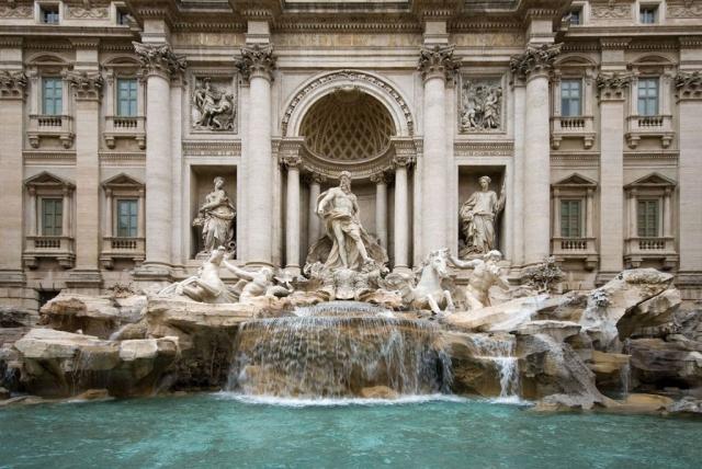 Fontana di Trevi v Ríme
