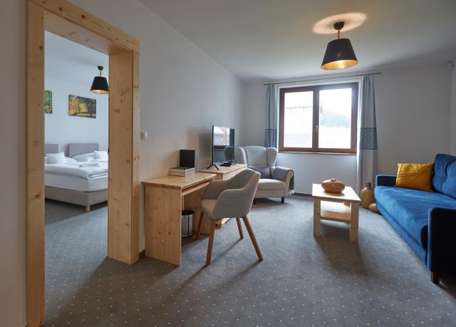 Dvojlôžkový apartmán s dvomi prístelkami Lipa/Breza/Dub