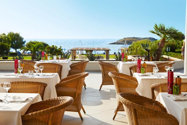 Reštaurácia v Grecotel Meli Palace