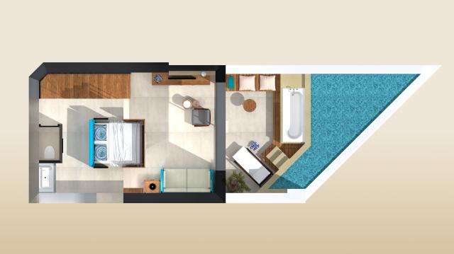 Sublime Loft s bazénom, sea view