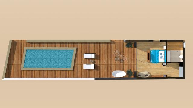 Pure Haven s privátnym bazénom, sea front