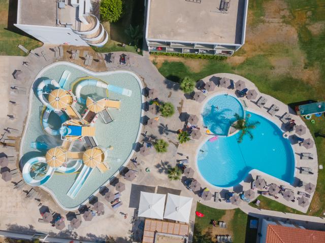 bazén a aquapark v hoteli blue sea island