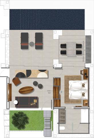 Core Residence 1 Bedroom so súkromným bazénom
