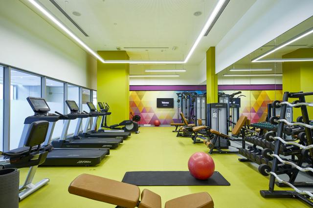 Fitness v hoteli RIU Dubai