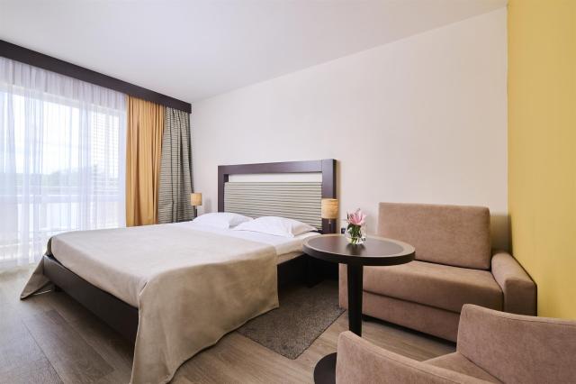 Dvojlôžková izba classic s prístelkou (hotel, balkón, park)