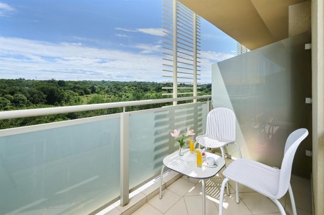 Dvojlôžková izba classic s prístelkou (hotel, balkón, park)