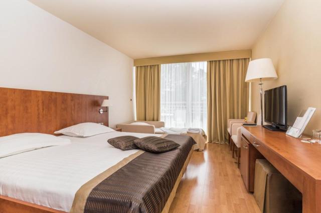 Dvojlôžková izba classic s prístelkou (hotel, balkón, park)