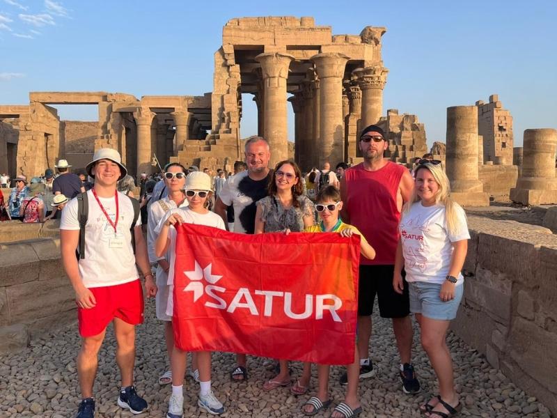 Skupina Planet FUN v Kom Ombo