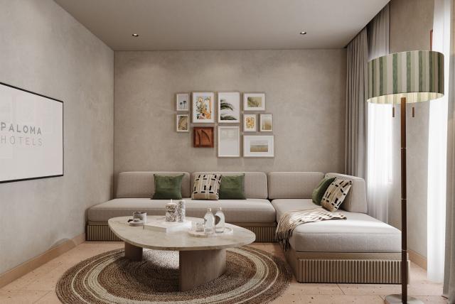 Family Suite, výhľad do záhrady