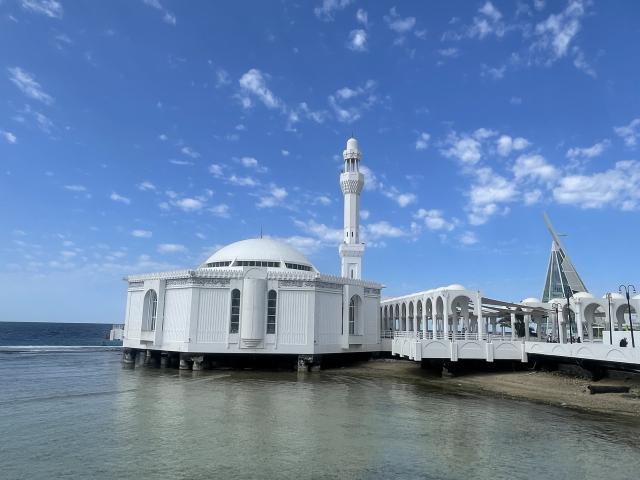 Mešita na vode v Jeddah. KSA