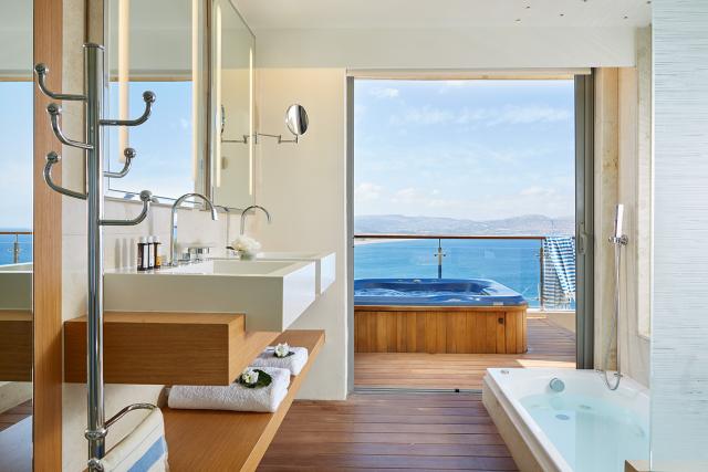 Deluxe izba s jacuzzi, výhľad more