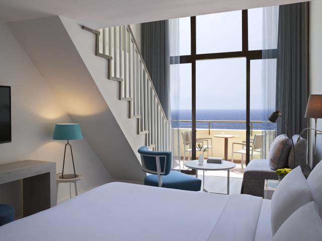 Duplex suite, výhľad more