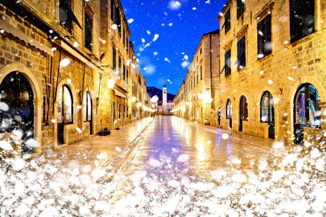 Silvester a festivalová nálada v Dubrovníku