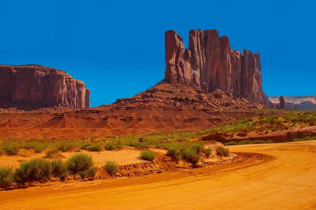 Monument Valley - celá krajina prešla do rúk kmeňa Navajo