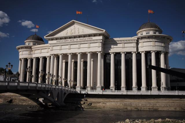 Najgýčovejšie hlavné mesto Európy? Centrum Skopje. Fotografia: 