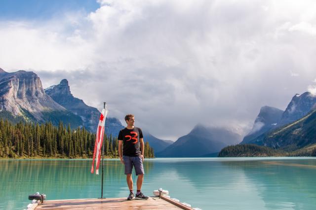 Ďaľším z rady nádherných jazier je jazero Maligne Lake. foto: M