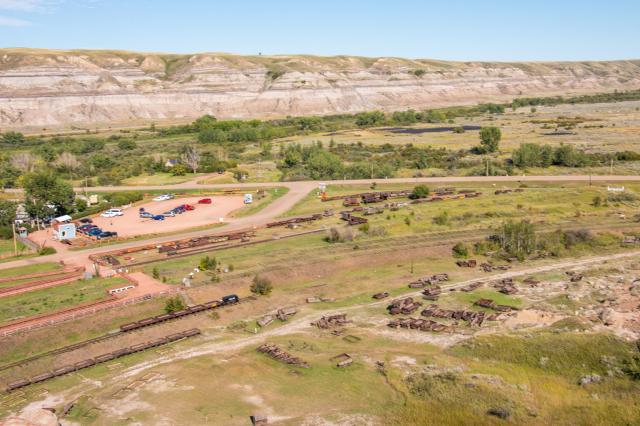 Pri mestečku Drumheller sa nachádzajú aj historické uhoľné bane