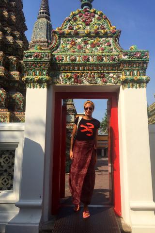 Vchádzame do komplexu Wat Arun.
foto : Nikola Deckous - 